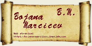 Bojana Marčićev vizit kartica